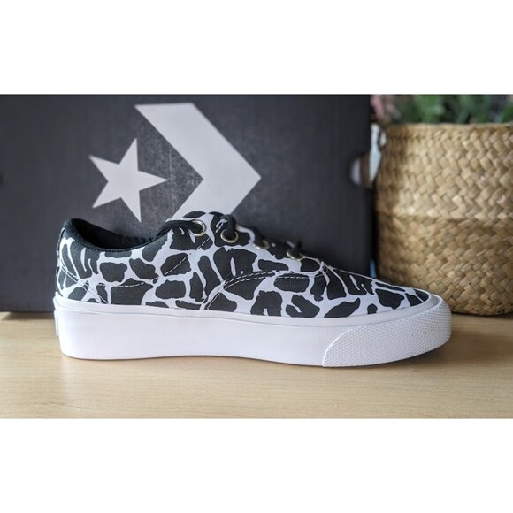 *NEW* Converse Skid Grip OX Animal Print Unisex Low Top Sneakers W7.5 M6 - Picture 8 of 11